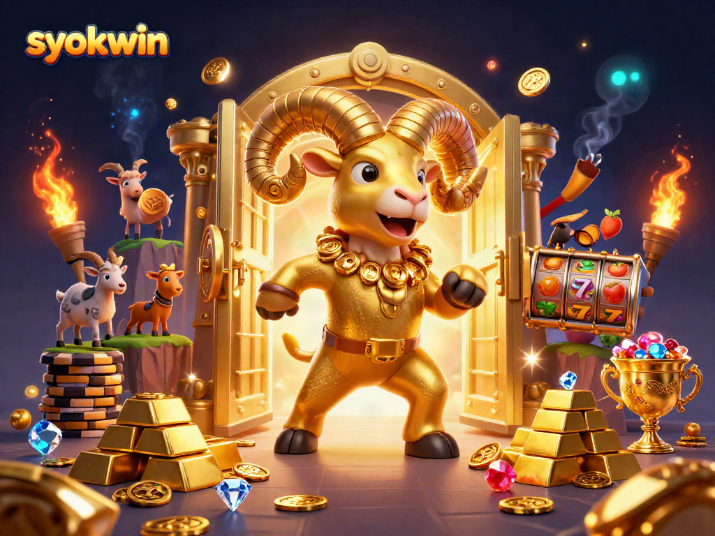 Experience the thrilling syokwin casino atmosphere with dazzling treasures and vibrant gaming elements.